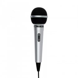 Kézi mikrofon, ezüst, 6,3mm M 41