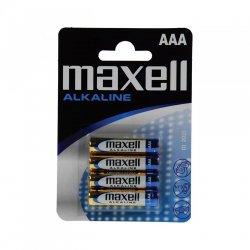 AAA elem, alkáli, 4db/bliszter Maxell LR03